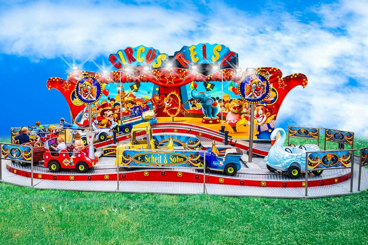 Die Circusreise, ein Fahrgeschäft für Kinder