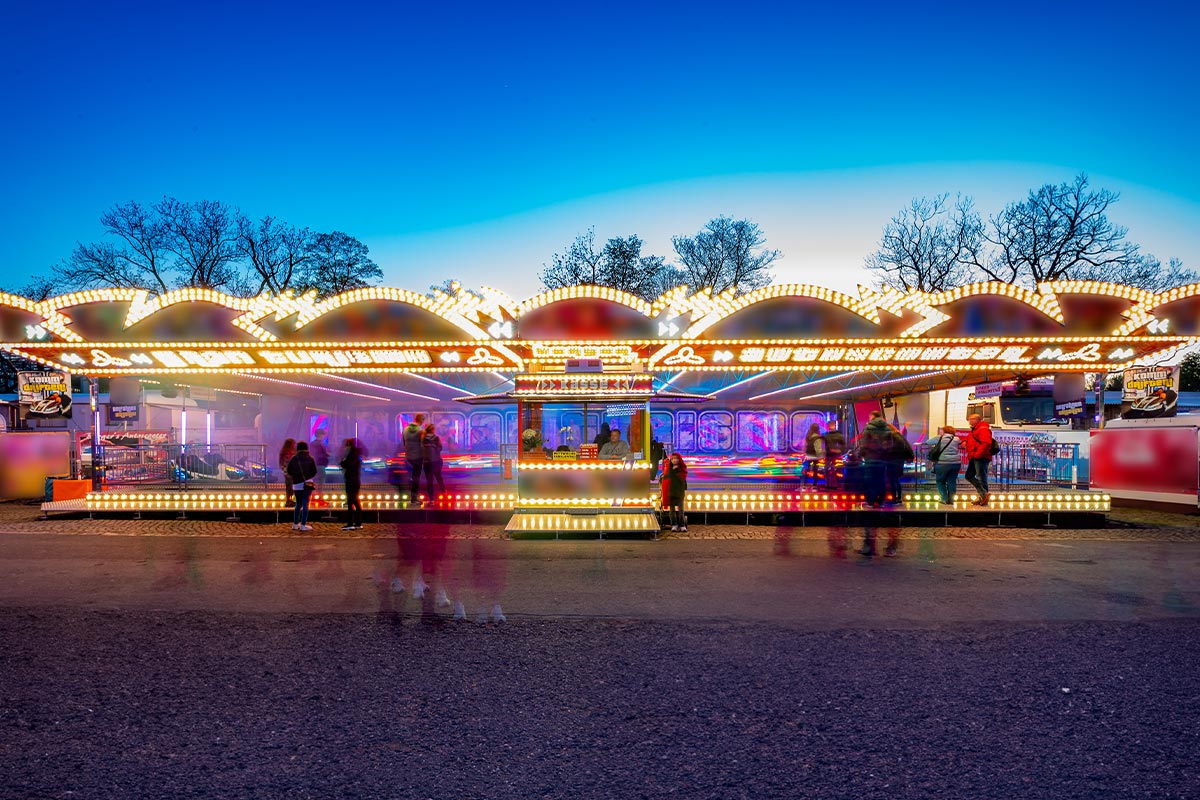 Der Autoscooter, das wohl mit beliebteste Fahrgeschäft auf jedem Rummel