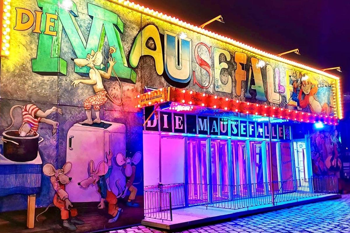 Die Mausefalle, ein lustiges Labyrinth für groß und klein