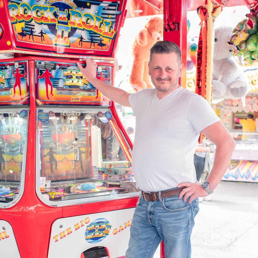 Schausteller Kurt Hammer Jr.